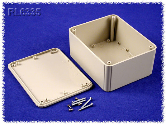 Hammond RL6335 ABS Plastic Project Enclosure, Light Gray (4.92" x 3.94" x 2.36")