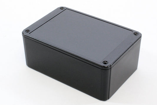 Hammond RL6435BK Shallow-Lid ABS Project Enclosure, IP54, Black, 150 x 100 x 60 mm.