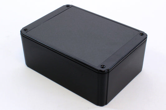 Hammond RL6555BK Shallow-Lid ABS Project Enclosure, IP54, Black, 175 x 125 x 70 mm.