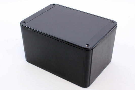 Hammond RL6585BK Shallow-Lid ABS Project Enclosure, IP54, Black, 175 x 125 x 100 mm.