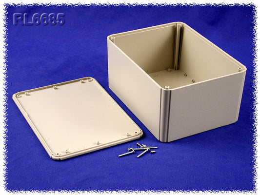 Hammond RL6685 ABS Plastic Project Enclosure, Light Gray (7.87" x 5.91" x 3.94") Comes with Stand-Off Molds