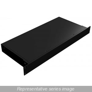 Hammond RM5U28BKSP Replacement Solid Aluminum Side Panel for RM 5U Enclosure, 8.75" H x 28.00" D, Textured Black.