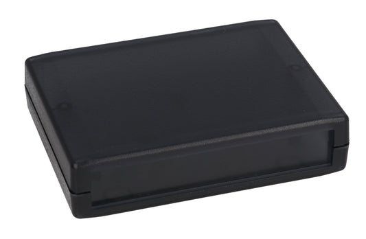 Hammond RM2005STBK ABS Instrument Enclosure, IP43, Removable Front/Rear Panels, Translucent Black, 105 x 80 x 25 mm.