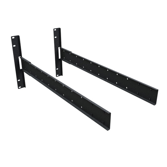 Hammond RM5U18BRKT Adjustable-Depth Rear Rack Ear Kit for RM 5U Enclosures, Adds Up to 16.00" Depth, Aluminum, Pair.