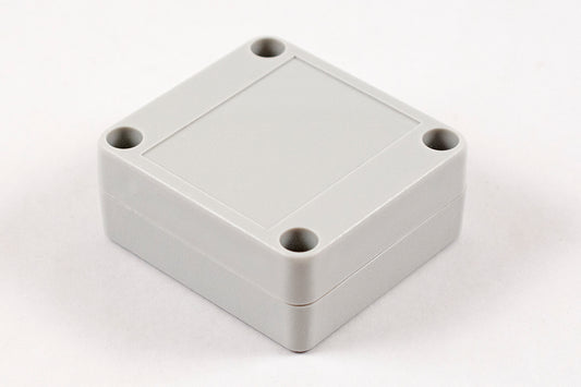Hammond RP1010 Watertight Polycarbonate Enclosure with Opaque Lid, IP65, 66 x 61 x 28 mm, Gasketed, Off-White.