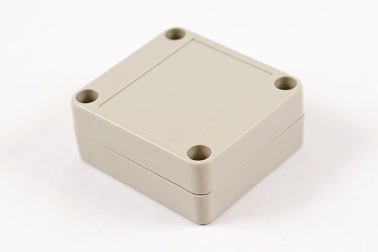 Hammond RP1015 Watertight ABS Enclosure with Opaque Lid, IP65, 66 x 61 x 28 mm, Gasketed, Light Gray.