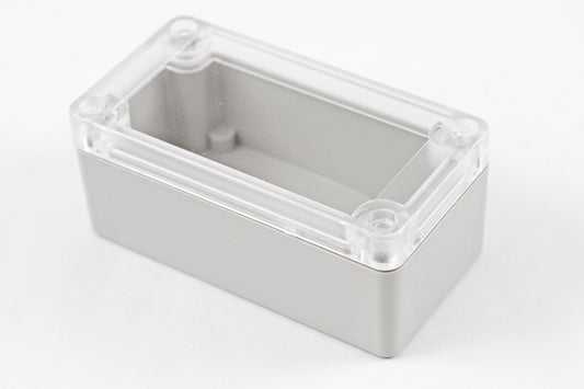 Hammond RP1030C Watertight Polycarbonate Enclosure with Clear Lid, IP65, 95 x 50 x 40 mm, Gasketed, Off-White.