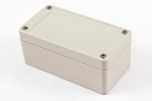 Hammond RP1035 Watertight ABS Enclosure with Opaque Lid, IP65, 95 x 50 x 40 mm, Gasketed, Light Gray.