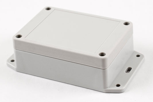 Hammond RP1080BF Watertight Polycarbonate Enclosure with Opaque Lid and Bottom Flange, IP65, 105 x 75 x 40 mm, Off-White.