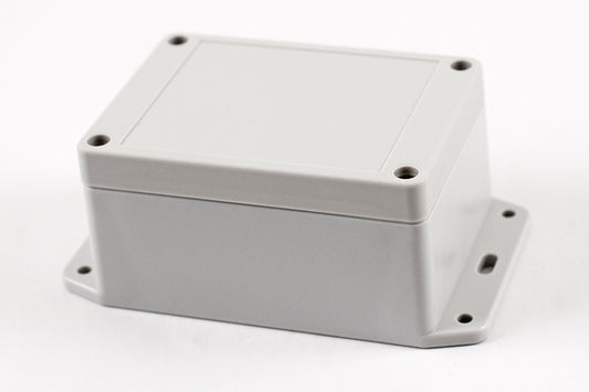Hammond RP1090BF Watertight Polycarbonate Enclosure with Opaque Lid and Bottom Flange, IP65, 105 x 75 x 55 mm, Off-White.
