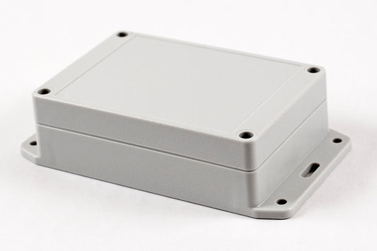 Hammond RP1120BF Watertight Polycarbonate Enclosure with Opaque Lid and Bottom Flange, IP65, 125 x 85 x 40 mm, Off-White.