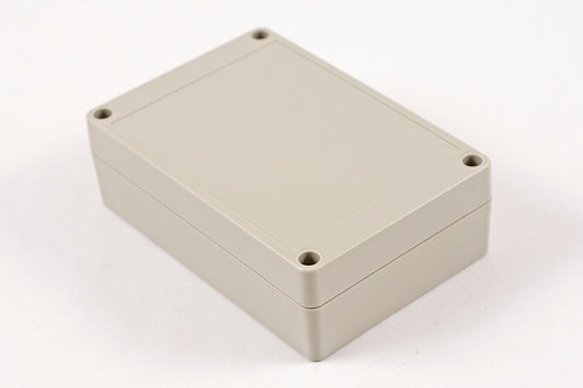 Hammond RP1125 Watertight ABS Enclosure with Opaque Lid, IP65, 126 x 86 x 40 mm, Gasketed, Light Gray.