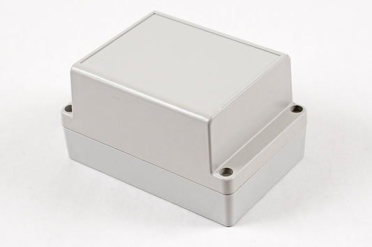 Hammond RP1140 Watertight Polycarbonate Enclosure with Opaque Lid, IP65, 126 x 86 x 70 mm, Gasketed, Off-White.