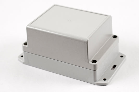 Hammond RP1140BF Watertight Polycarbonate Enclosure with Opaque Lid and Bottom Flange, IP65, 125 x 85 x 70 mm, Off-White.