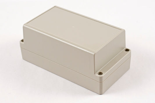 Hammond RP1195 Watertight ABS Enclosure with Opaque Lid, IP65, 166 x 87 x 70 mm, Gasketed, Light Gray.