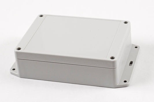 Hammond RP1200BF Watertight Polycarbonate Enclosure with Opaque Lid and Bottom Flange, IP65, 145 x 105 x 40 mm, Off-White.