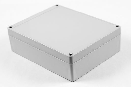 Hammond RP1270 IP65 Water-Tight Off-White Polycarbonate Enclosure, Opaque Lid, 187 x 147 x 55mm.