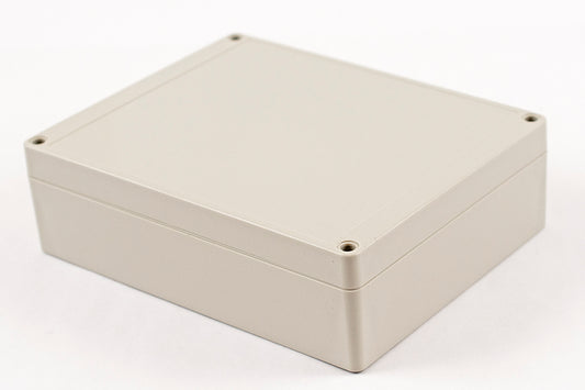 Hammond RP1275 IP65 Water-Tight Light Gray ABS Enclosure, Opaque Lid, 187 x 147 x 55mm.