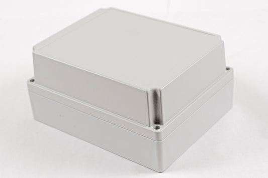 Hammond RP1370 IP65 Water-Tight Off-White Polycarbonate Enclosure, Opaque Lid, 187 x 147 x 90mm.