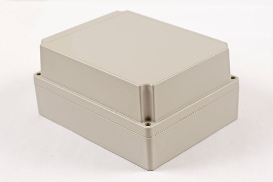 Hammond RP1375 IP65 Water-Tight Light Gray ABS Enclosure, Opaque Lid, 187 x 147 x 90mm.