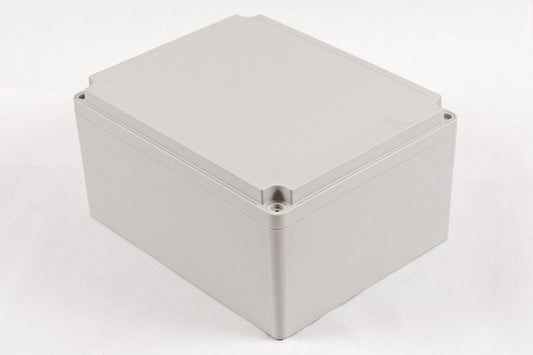 Hammond RP1630 IP65 Water-Tight Off-White Polycarbonate Enclosure, Opaque Lid, 254 x 204 x 130mm.