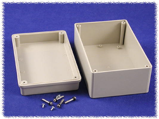 Hammond RS5305S IP65 Sealed Light Gray ABS Enclosure, 168 x 108 x 78.5mm.