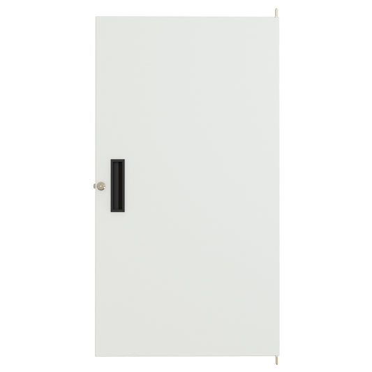 Hammond RSDF19035LG1 Solid Locking Door for REFK/1564/RS Cabinets, 35.00" H, 20U, Light Gray, 16-Gauge Steel.