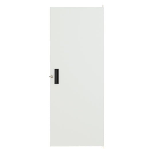 Hammond RSDF19049LG1 Solid Locking Door for REFK/1564/RS Cabinets, 49.00" H, 28U, Light Gray, 16-Gauge Steel.