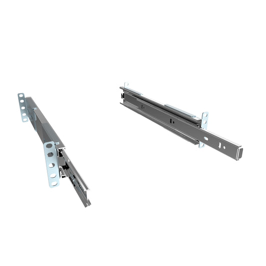 Hammond RSLIDE12 Chassis Sliding Rack Rail Kit, 12" Length/Slide Travel, 16.64" Equipment Width, 145 lb Capacity, Pair.
