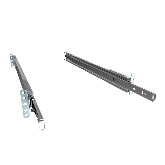 Hammond RSLIDE22 Chassis Sliding Rack Rail Kit, 22" Length/Slide Travel, 16.64" Equipment Width, 107 lb Capacity, Pair.