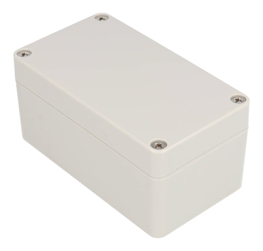 Hammond RZ0205 IP65 Water-Tight Light Gray Polycarbonate Enclosure, Opaque Lid, 115 x 65 x 55mm.