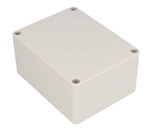 Hammond RZ0212 IP65 Water-Tight Light Gray Polycarbonate Enclosure, Opaque Lid, 115 x 90 x 55mm.
