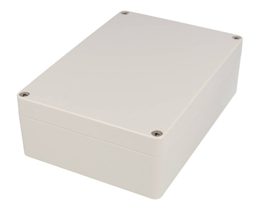 Hammond RZ0214 IP65 Water-Tight Light Gray Polycarbonate Enclosure, Opaque Lid, 171 x 121 x 55mm.