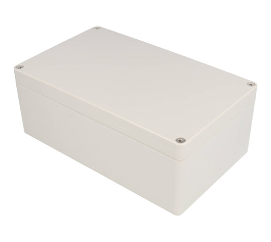 Hammond RZ0269 IP65 Water-Tight Light Gray Polycarbonate Enclosure, Opaque Lid, 200 x 120 x 75mm.