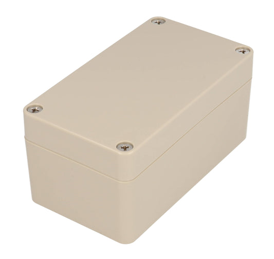 Hammond RZ0308 IP65 Water-Tight Beige ABS Enclosure, Opaque Lid, 115 x 65 x 55mm.