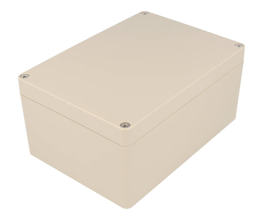 Hammond RZ0340 IP65 Water-Tight Beige ABS Enclosure, Opaque Lid, 171 x 121 x 80mm.