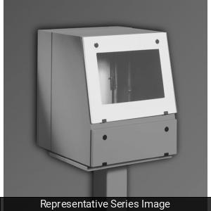 Hammond 2CSTW24 Turret Window Door, 24" Wide, 304 Stainless Steel with Lexan Window, for Series 2000 Modular Console.