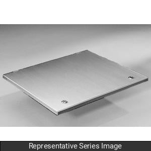 Hammond 2CSDC3643 Hinged Deep Desk Cover, 36" Wide, 304 Stainless Steel, Quarter-Turn Latches, for 43" Deep Desk.
