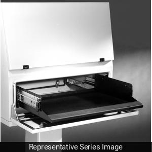 Hammond 2CWDSR Series 2000 Desk Support Rail Kit, Stainless Steel, For Modular Console Desk Assemblies.