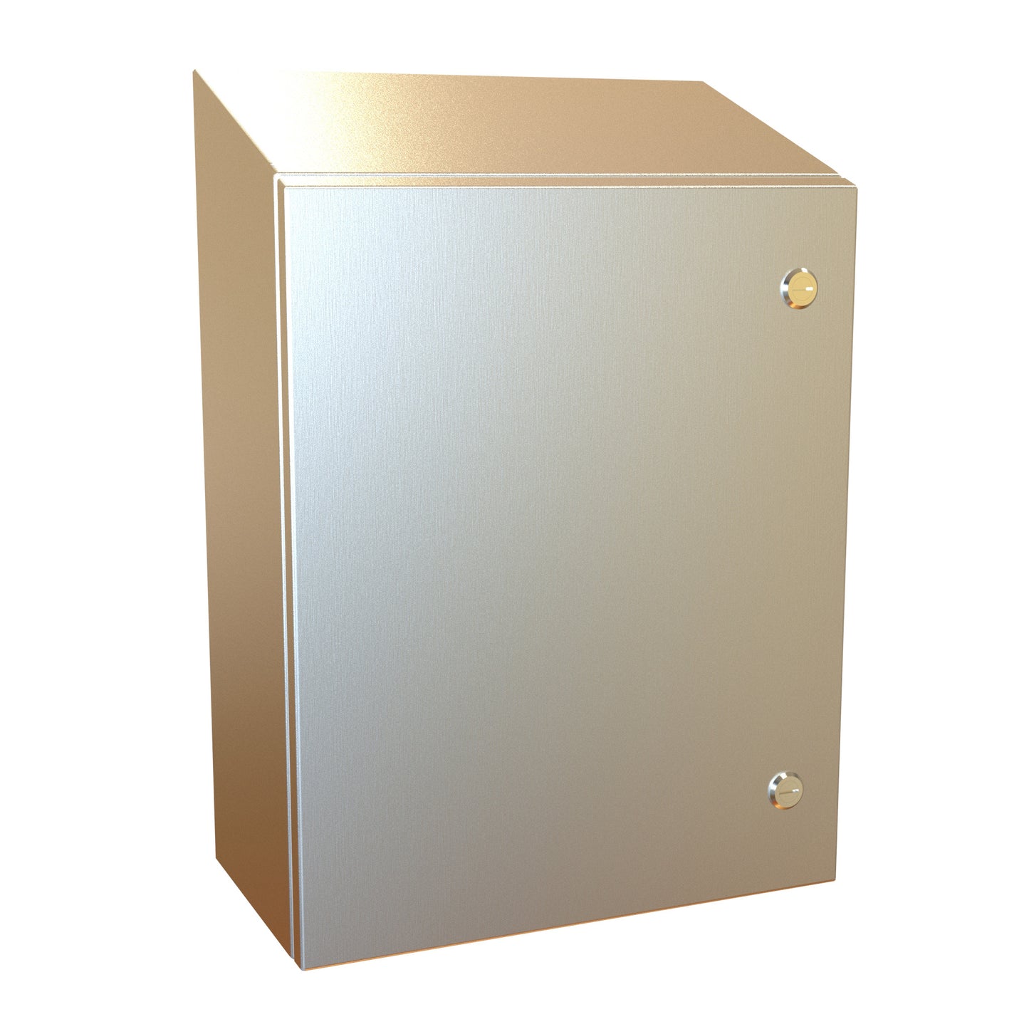 Hammond ST201608SS N4X Eclipse Slope Top Enclosure. - 20" x 16" x 8" - 304 Stainless Steel