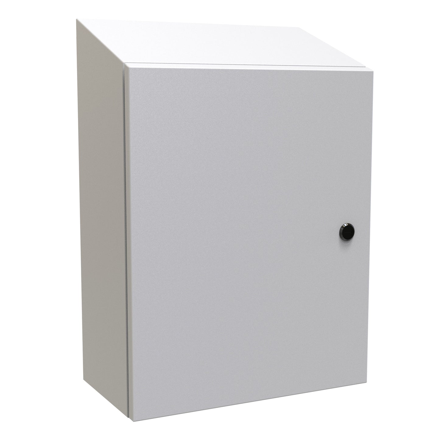 Hammond ST20168LG N4,12 Eclipse Slope Top Enclosure. - 20" x 16" x 8" - Steel/Light Gray