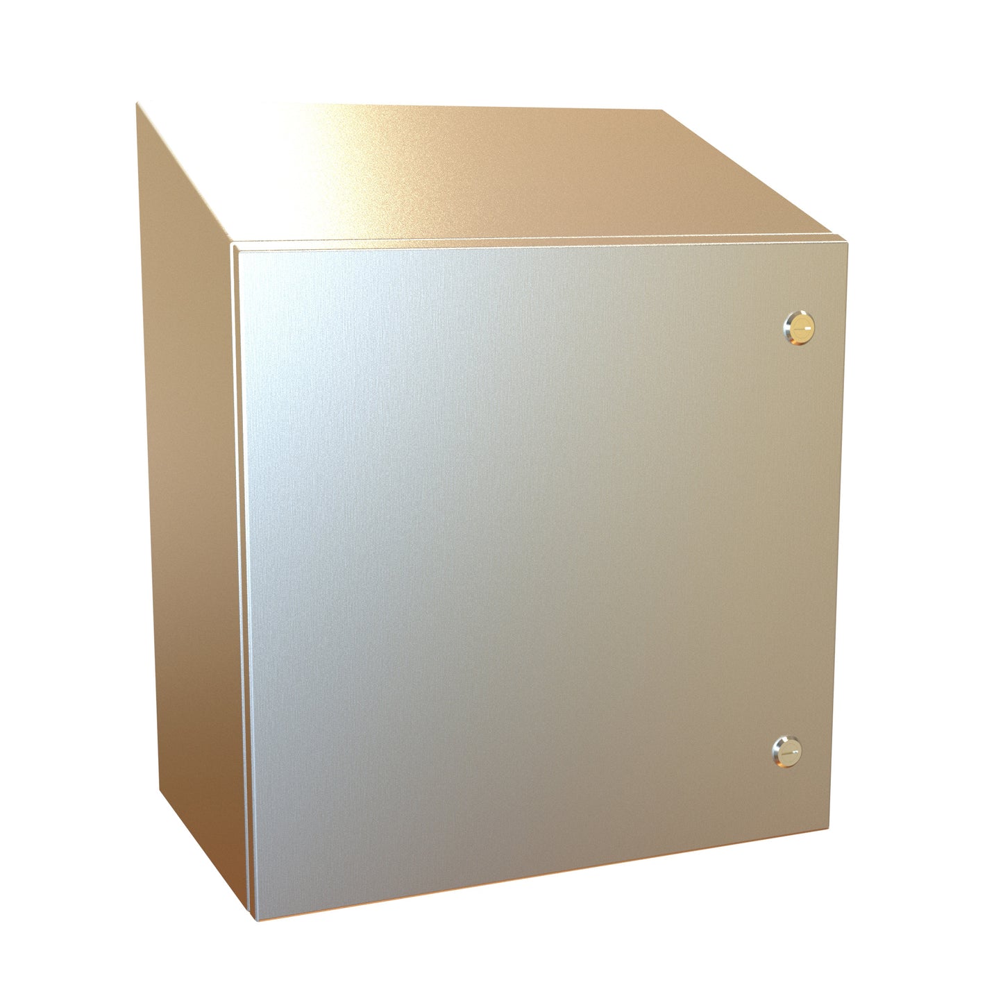 Hammond ST202012SS N4X Eclipse Slope Top Enclosure. - 20" x 20" x 12" - 304 Stainless Steel