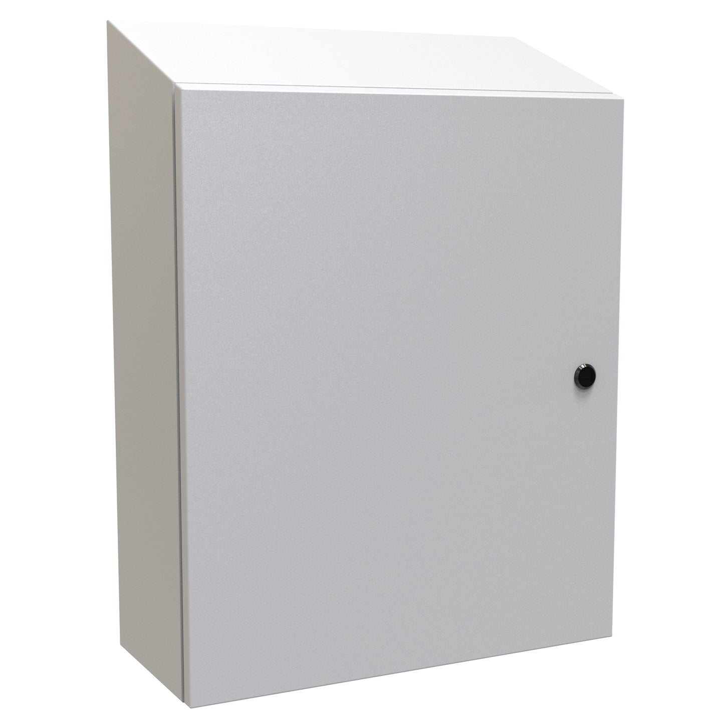 Hammond ST24208LG N4,12 Eclipse Slope Top Enclosure. - 24" x 20" x 8" - Steel/Light Gray