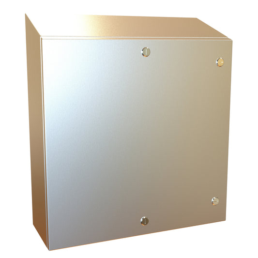 Hammond ST242408SS N4X Eclipse Slope Top Enclosure. - 24" x 24" x 8" - 304 Stainless Steel