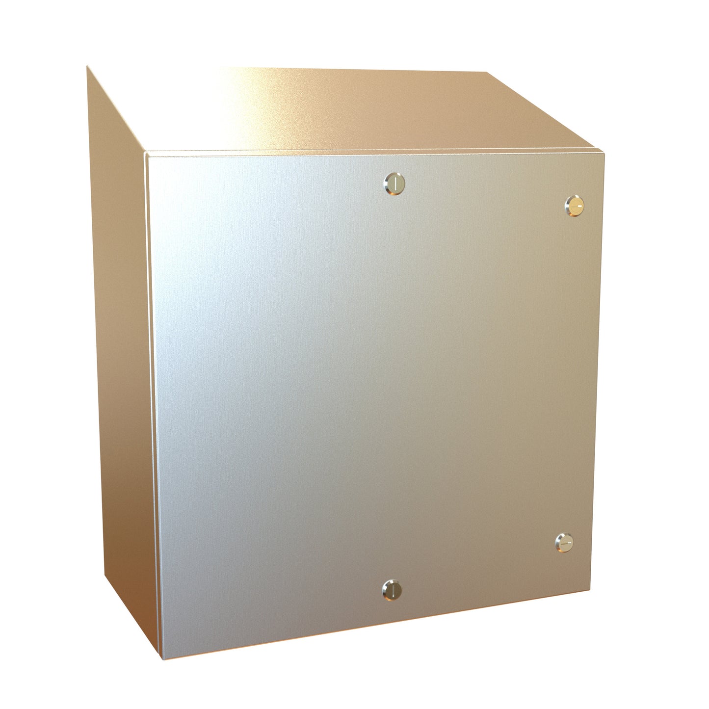 Hammond ST242412SS N4X Eclipse Slope Top Enclosure. - 24" x 24" x 12" - 304 Stainless Steel