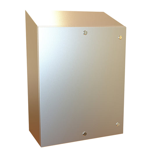 Hammond ST302412SS N4X Eclipse Slope Top Enclosure. - 30" x 24" x 12" - 304 Stainless Steel