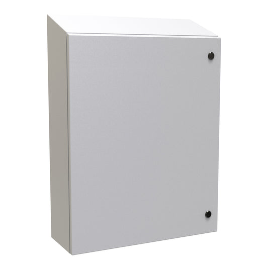 Hammond ST30248LG N4,12 Eclipse Slope Top Enclosure. - 30" x 24" x 8" - Steel/Light Gray