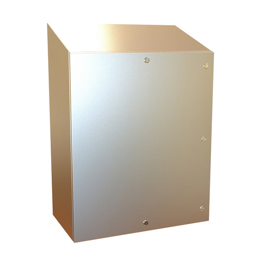 Hammond ST363016SS N4X Eclipse Slope Top Enclosure. - 36" x 30" x 16" - 304 Stainless Steel