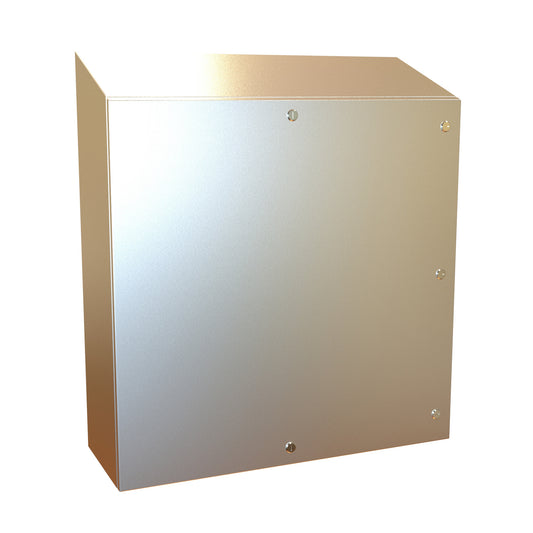 Hammond ST363612SS N4X Eclipse Slope Top Enclosure. - 36" x 36" x 12" - 304 Stainless Steel
