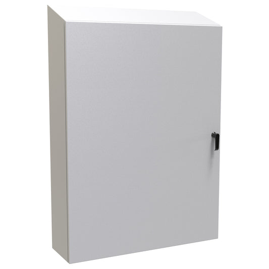 Hammond ST483610LG N4,12 Eclipse Slope Top Enclosure. - 48" x 36" x 10" - Steel/Light Gray